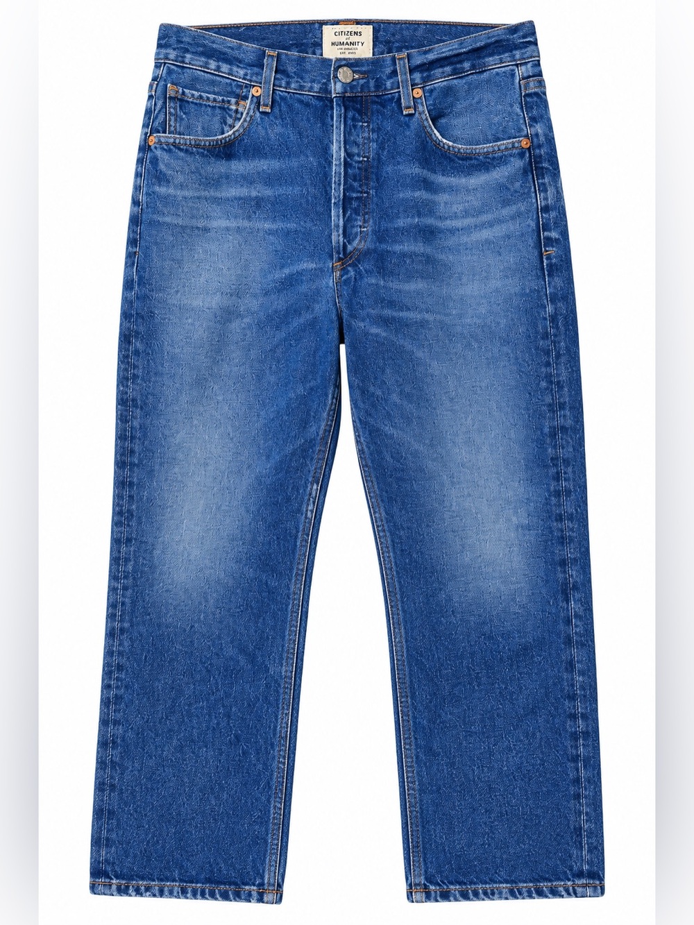 Citizens of Humanity Charlotte Crop Jeans 28 High Rise Straight 90s Revival